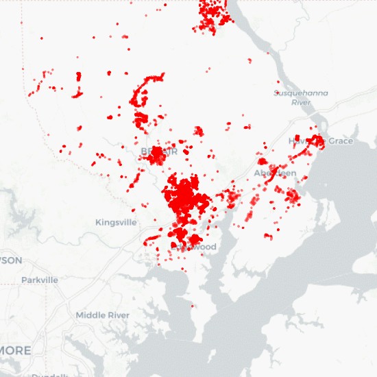 Harford County Md Gis Buildings In Harford County Download - Mygeodata Cloud